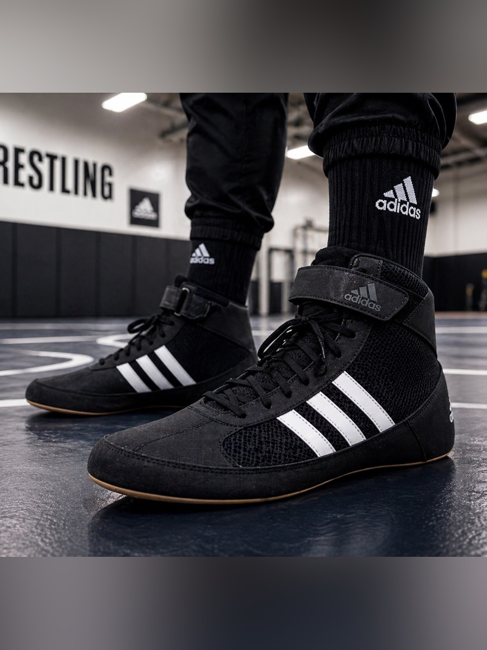 as Havoc Wrestling Shoes NWT Size 14 Black White AQ3325